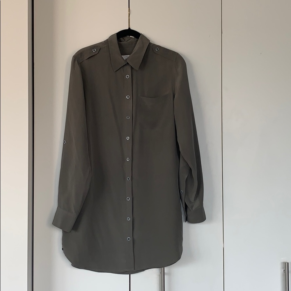Silk Button Down - image 1